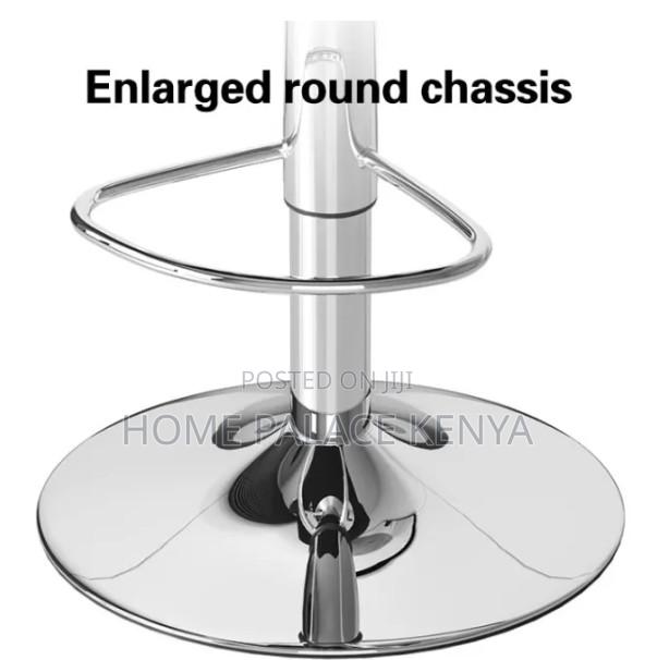 Bar Stool: High Swivel Dining Chairs With Quilted Back - thumbnail 2