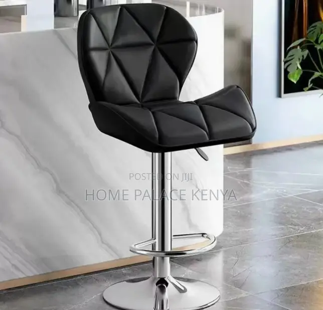 Bar Stool: High Swivel Dining Chairs With Quilted Back