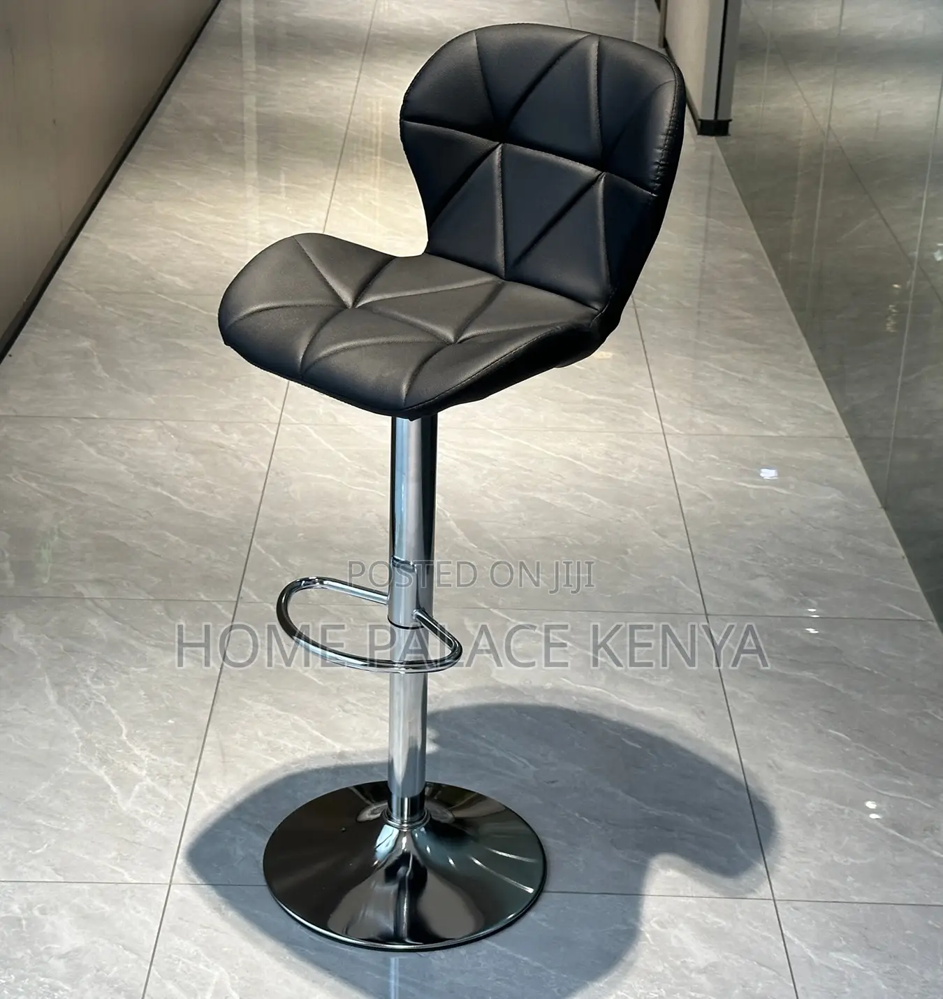 Bar Stool: High Swivel Dining Chairs With Quilted Back