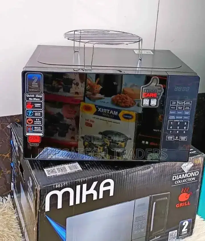Mika 20-Litre Microwave Oven With Grill – Brand New