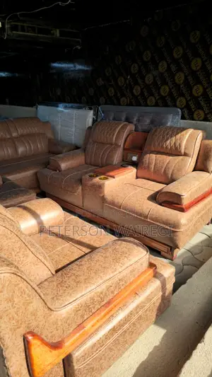 Executive Semi-Recliner Sofa Set