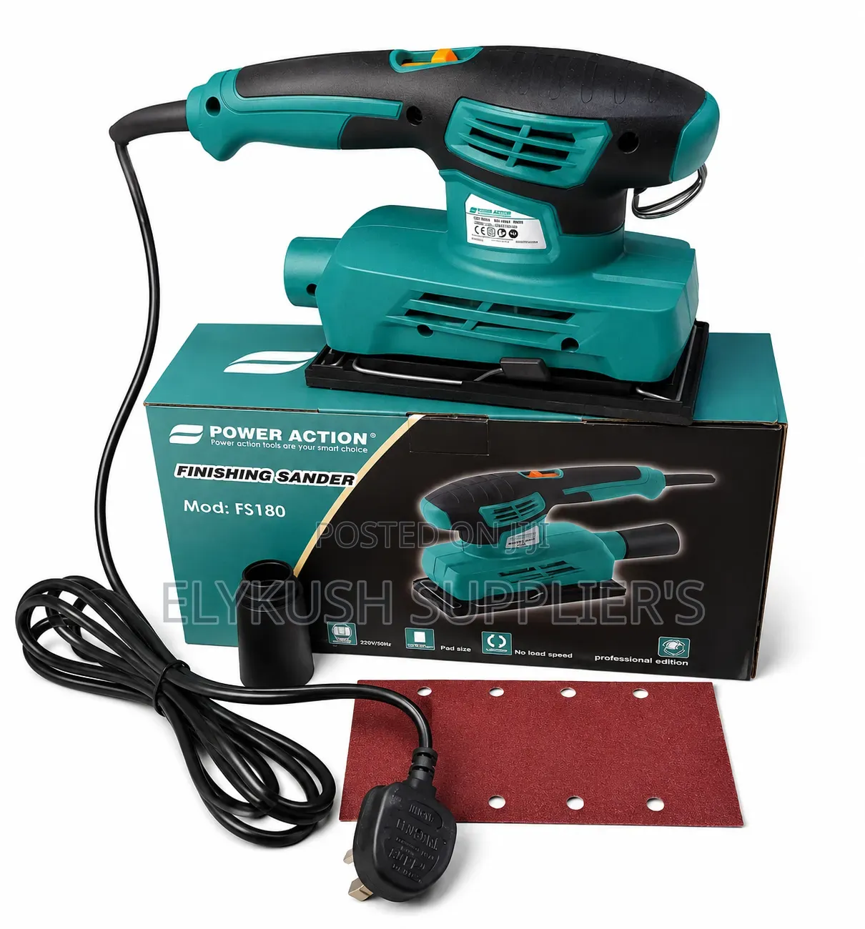 180w Powerful Motor for Smooth Sander