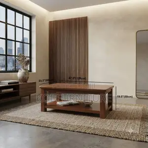 Coffee Table; Mahogany Home Office Livingroom Reception Coffee Table