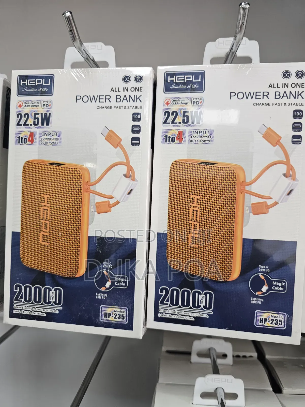 Fast Charging Powerbank 20,000mah Hepu Quality Powerbank