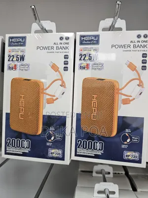 Fast Charging Powerbank 20,000mah Hepu Quality Powerbank