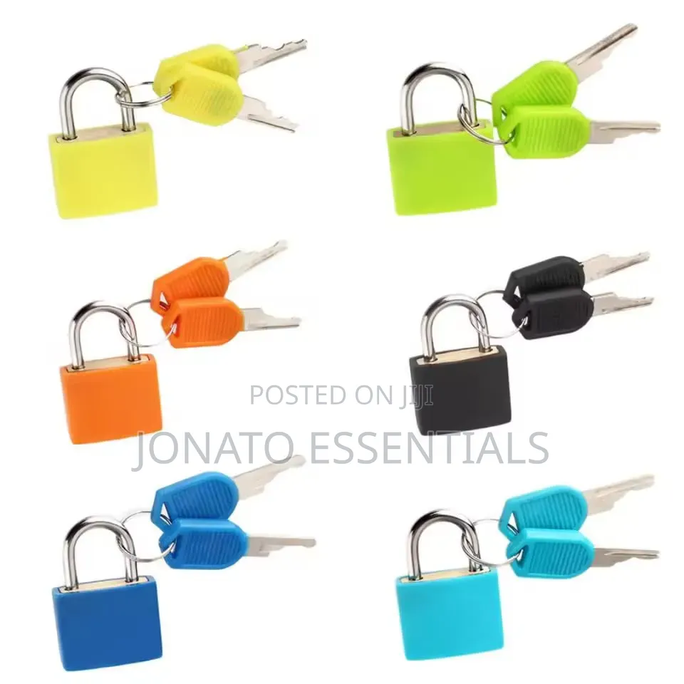 Suitcase Padlock Mini Luggage Locks – Strong Keyed Travel Locks