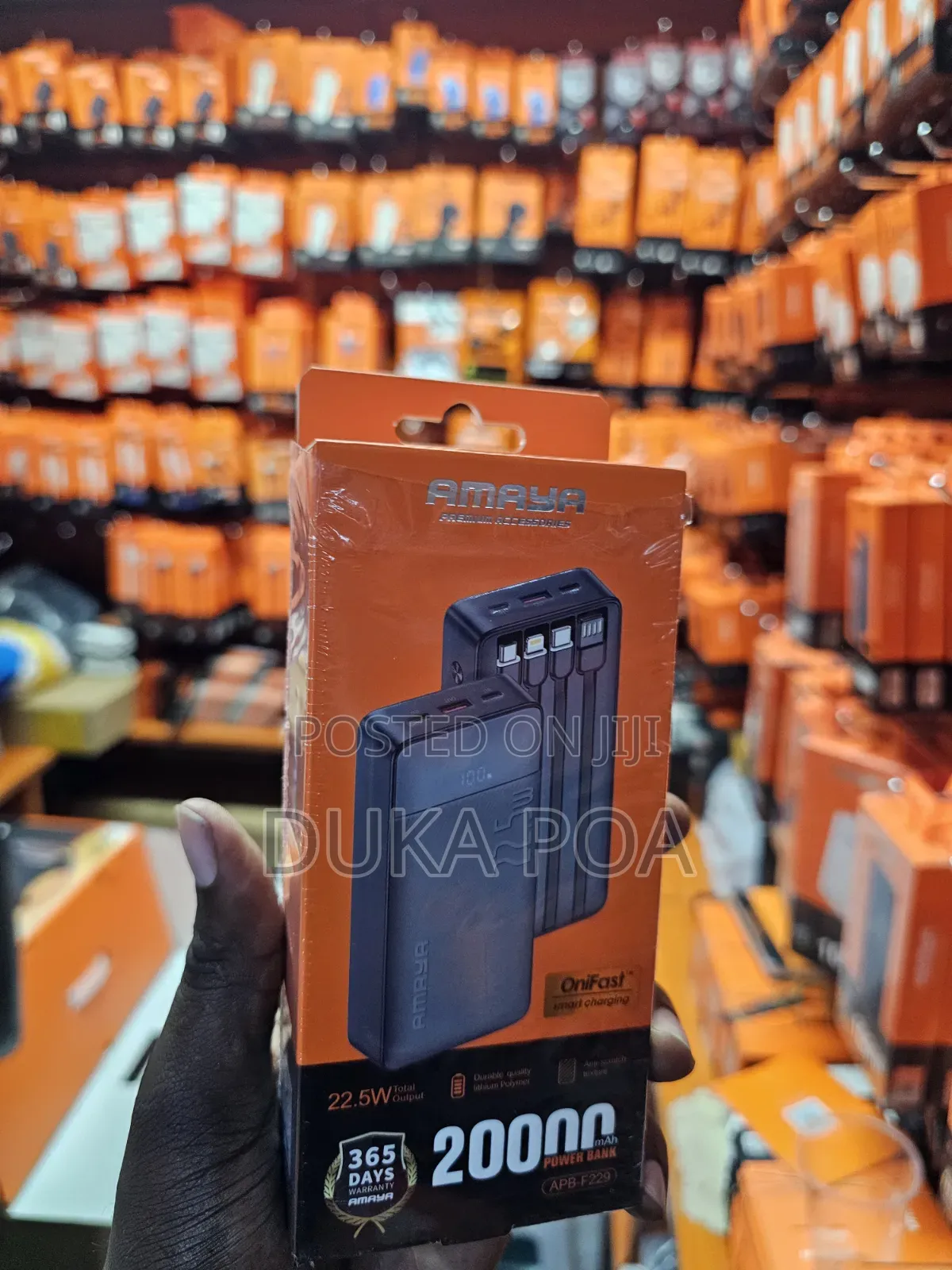 Amaya Powerbank 20,000mah With 22.5w Fast Charging