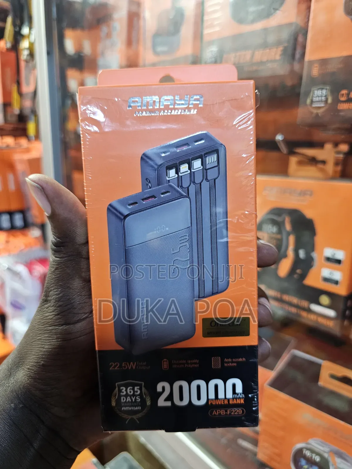 Amaya Powerbank 20,000mah With 22.5w Fast Charging