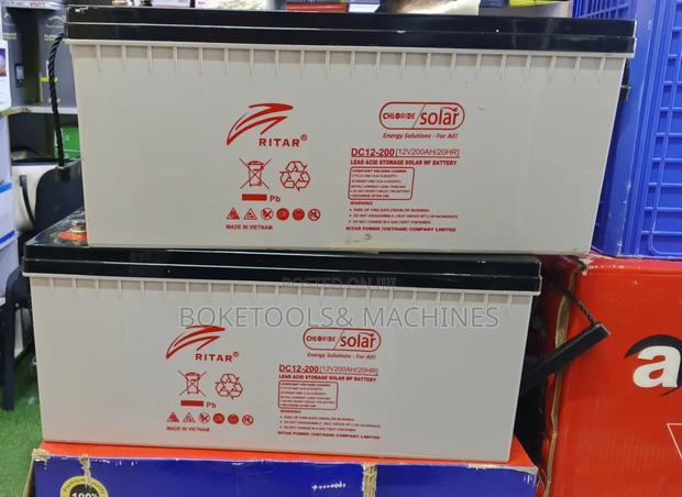 Ritar 200ah 12v Deep Cycle Battery - thumbnail 2