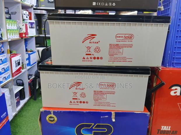 Ritar 200ah 12v Deep Cycle Battery - main view
