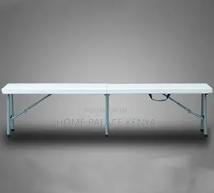 Outdoor Bench: Plastic Panel Outdoor Bench With Carrying Handle