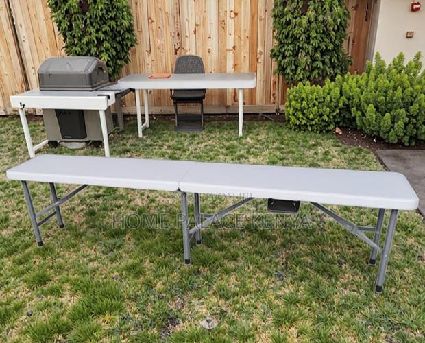 Outdoor Bench: Plastic Panel Outdoor Bench With Carrying Handle - thumbnail 9