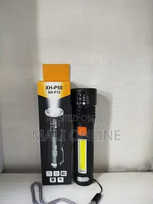 Rechargeable Led Flashlight Zoom Torch Cob P50 Lamp Tactical Light