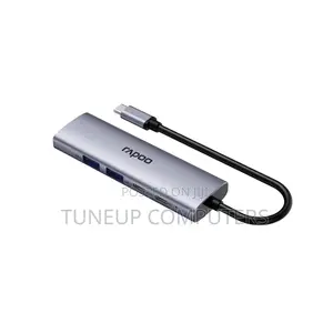 Rapoo Type C - 5 in 1 With Hdmi, 3 Usb 3.0 Ports, Type C Charging