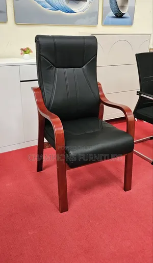 Executive Office Leather Visitor's Chair