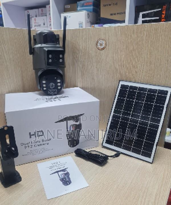 Ubox 4mp Dual Lens Solar Wifi Camera With PTZ Night Vision