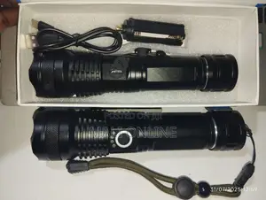 P50 Rechargeable Led Flashlight 2700lm Zoomable Torch Tactical Light