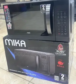 Mika Microwave Oven, 25l, Digital, With Grill (Combi), Black