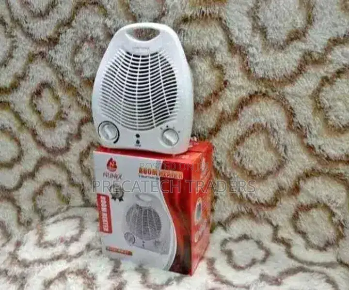Nunix Electric Fan Heater With Adjustable Thermostat