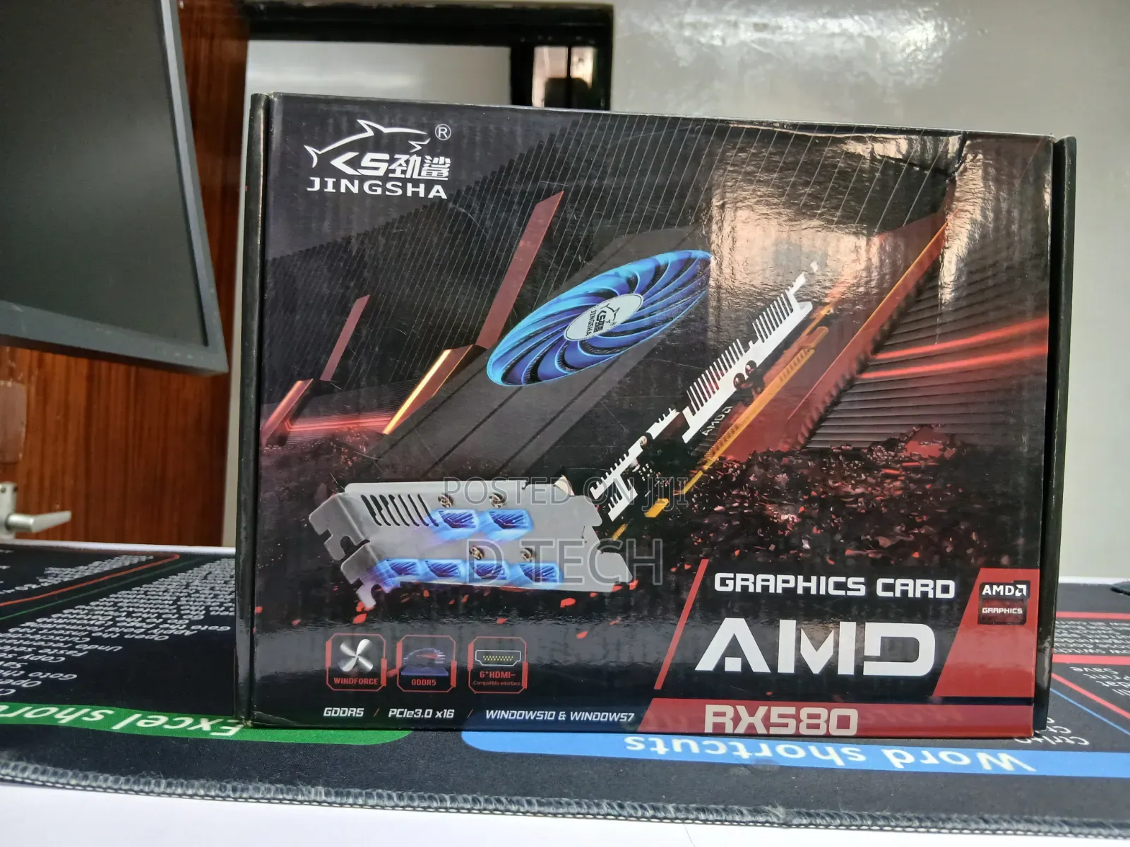 Amd Rx580 Graphics Card 8gb Gddr5