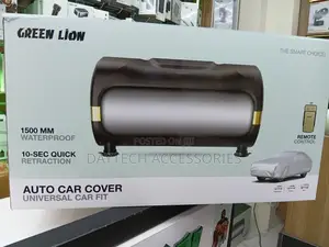 This Is a Green Lion Auto Car Cover.