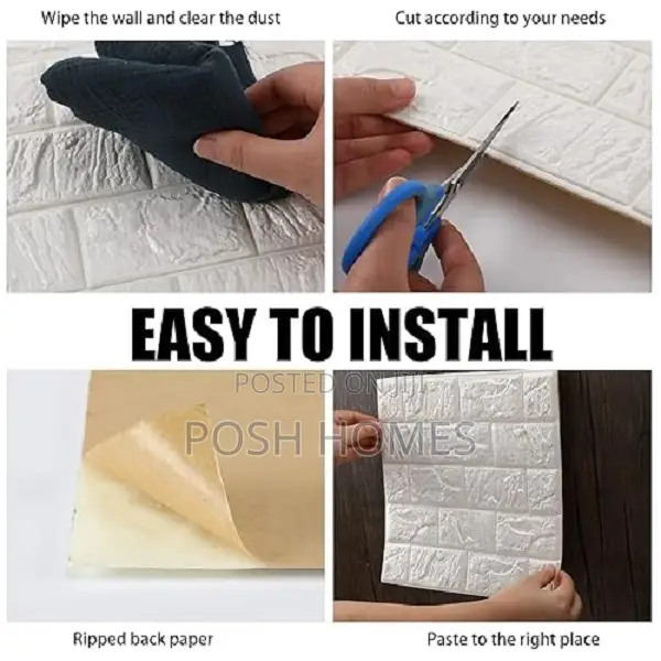 Backing Foam Panels White