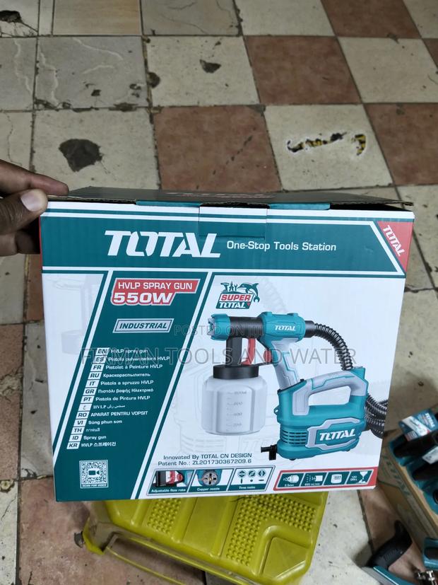 New Total HVLP Spray 550 Watts Best for Fine Painting