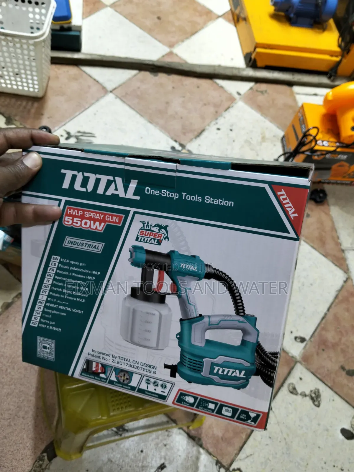 New Total HVLP Spray 550 Watts Best for Fine Painting