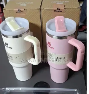 Plain Color Floral Stanely Cup