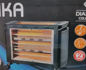 2000 Watts Mika Quartz Heater, 2000w - Grey