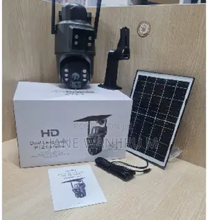 Ubox 4mp Smart Solar CCTV Camera Dual Lens Wifi Two-Way Audio