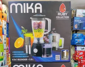 Mika Series Mika Blender, 1.5l, 4 in 1, With Grinder, Chopper