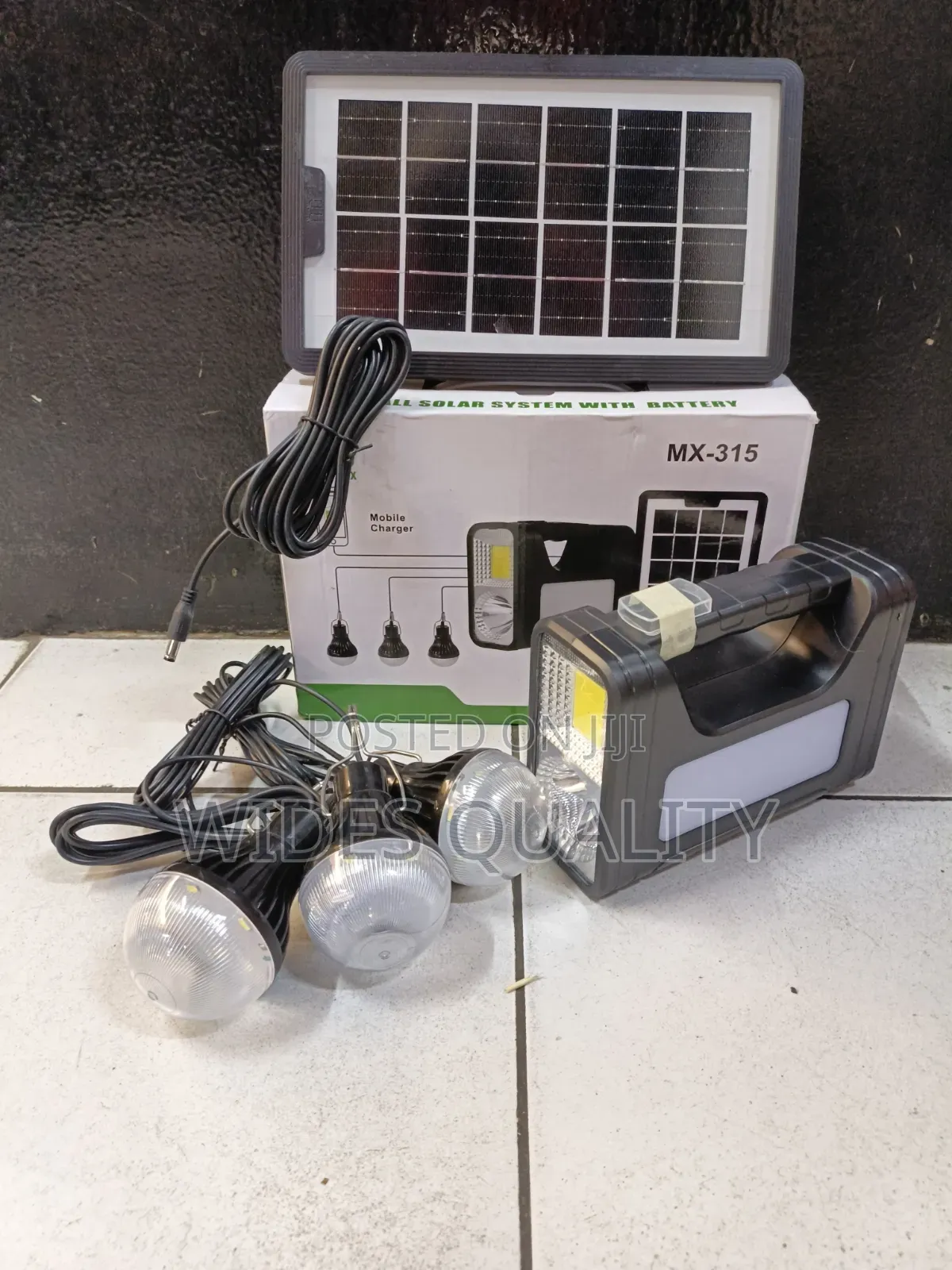 Portable Home Solar Lighting System and Bulbs