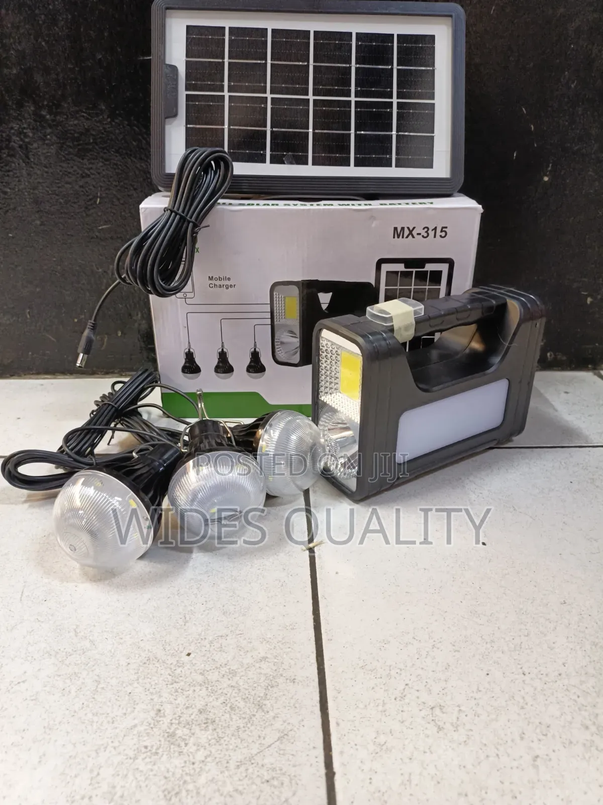 Portable Home Solar Lighting System and Bulbs