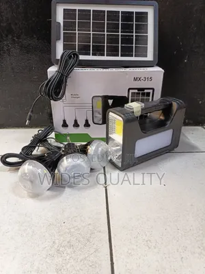 Portable Home Solar Lighting System and Bulbs