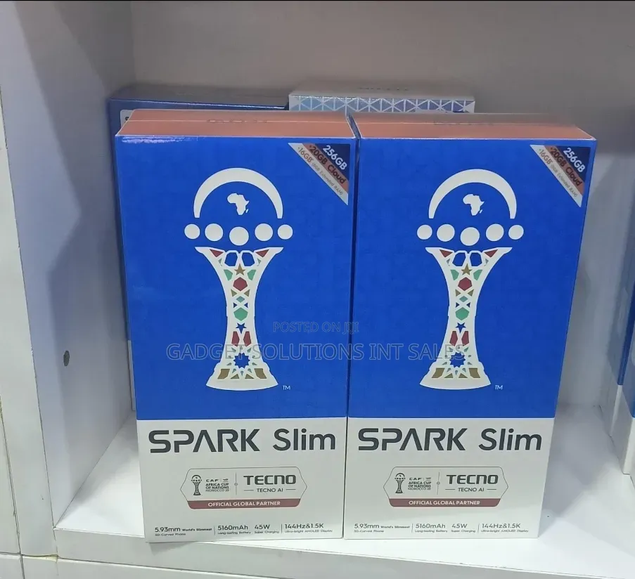 New Tecno Spark Slim 256 GB Black