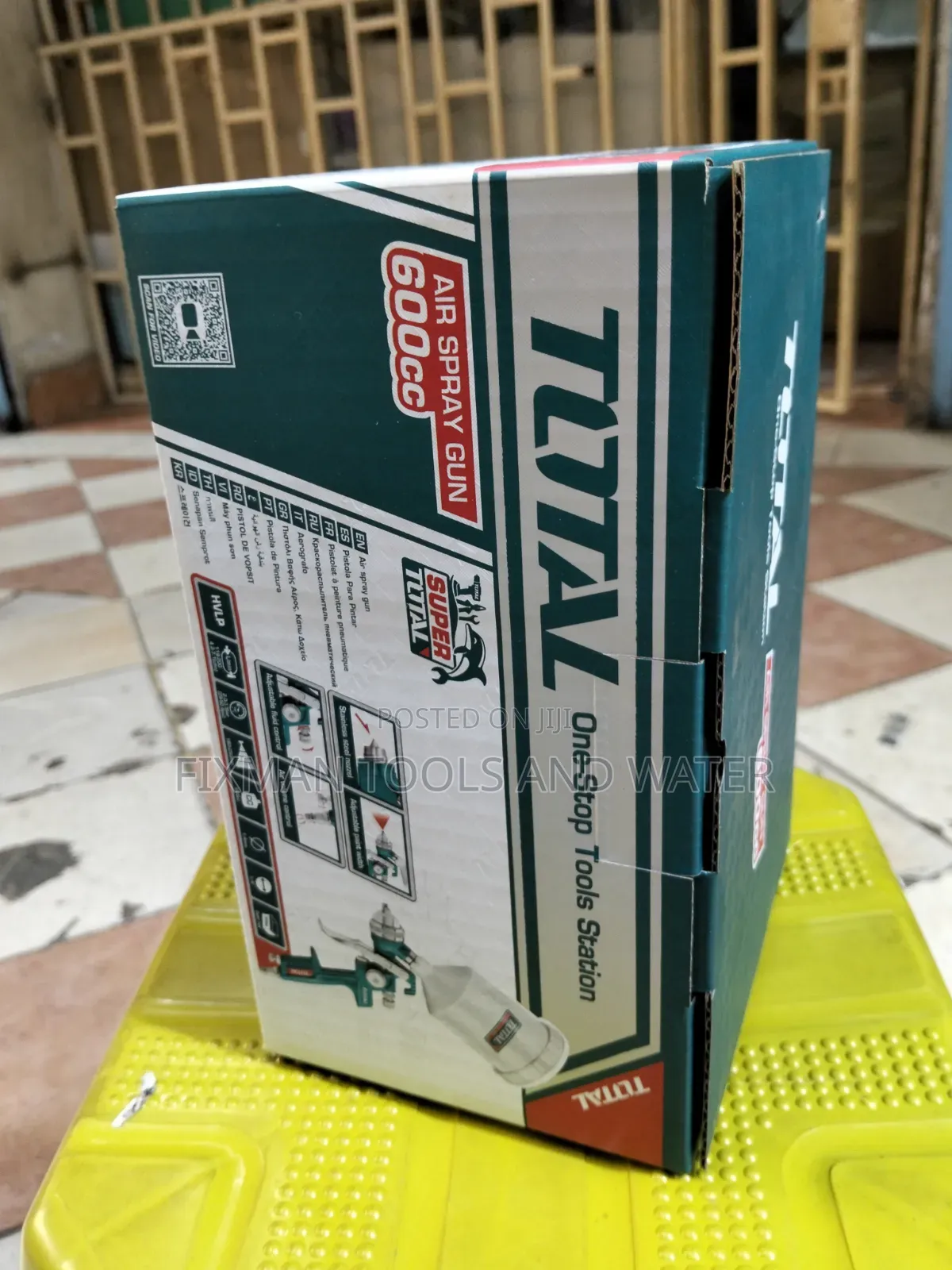 New Total Finishing Spray Gun 600 Cc 1.4 Mm Nozzle for Fine Painting