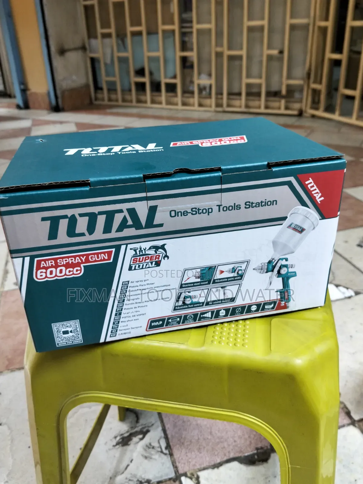 New Total Finishing Spray Gun 600 Cc 1.4 Mm Nozzle for Fine Painting