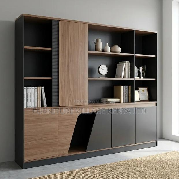 Imported Modern Wall Office Cabinet - thumbnail 2
