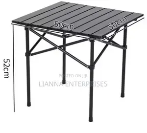 Foldable Metallic Picnic Camping Table