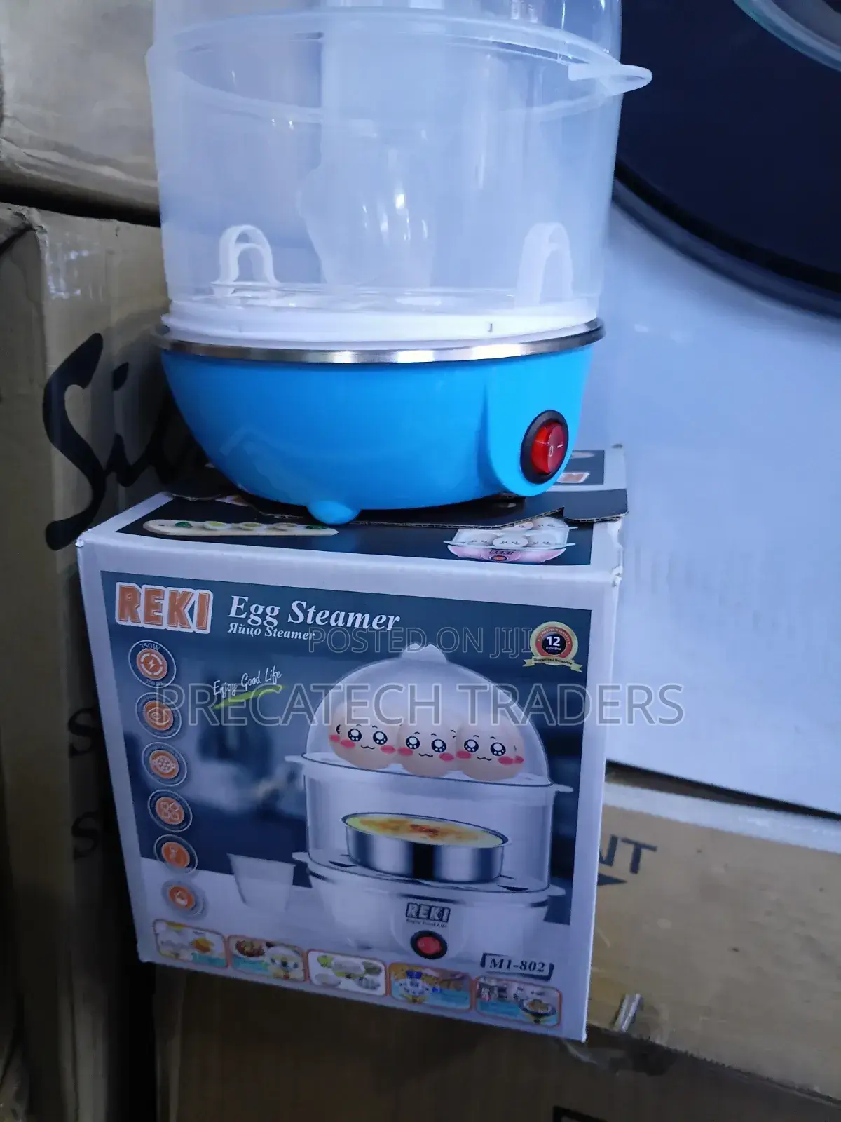 Mini Electric Double Egg Cooker Poacher