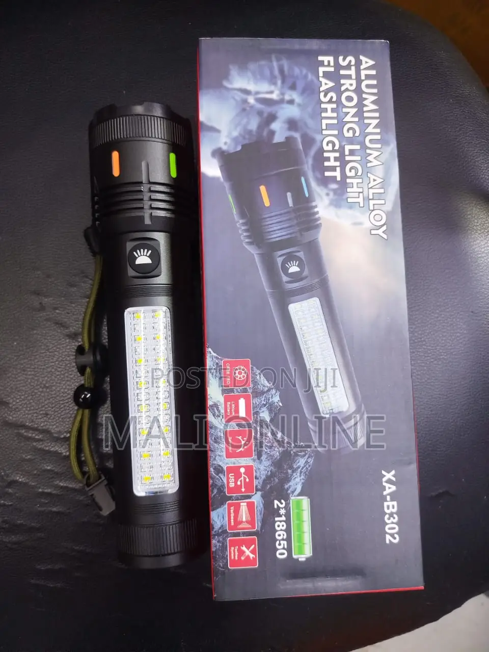 Led Flashlight Strong Light Cree Usb Rechargeable Tactical Torch