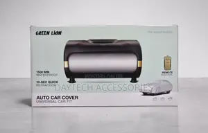 Green Lion Retractable Auto Car Cover Universal Fit.