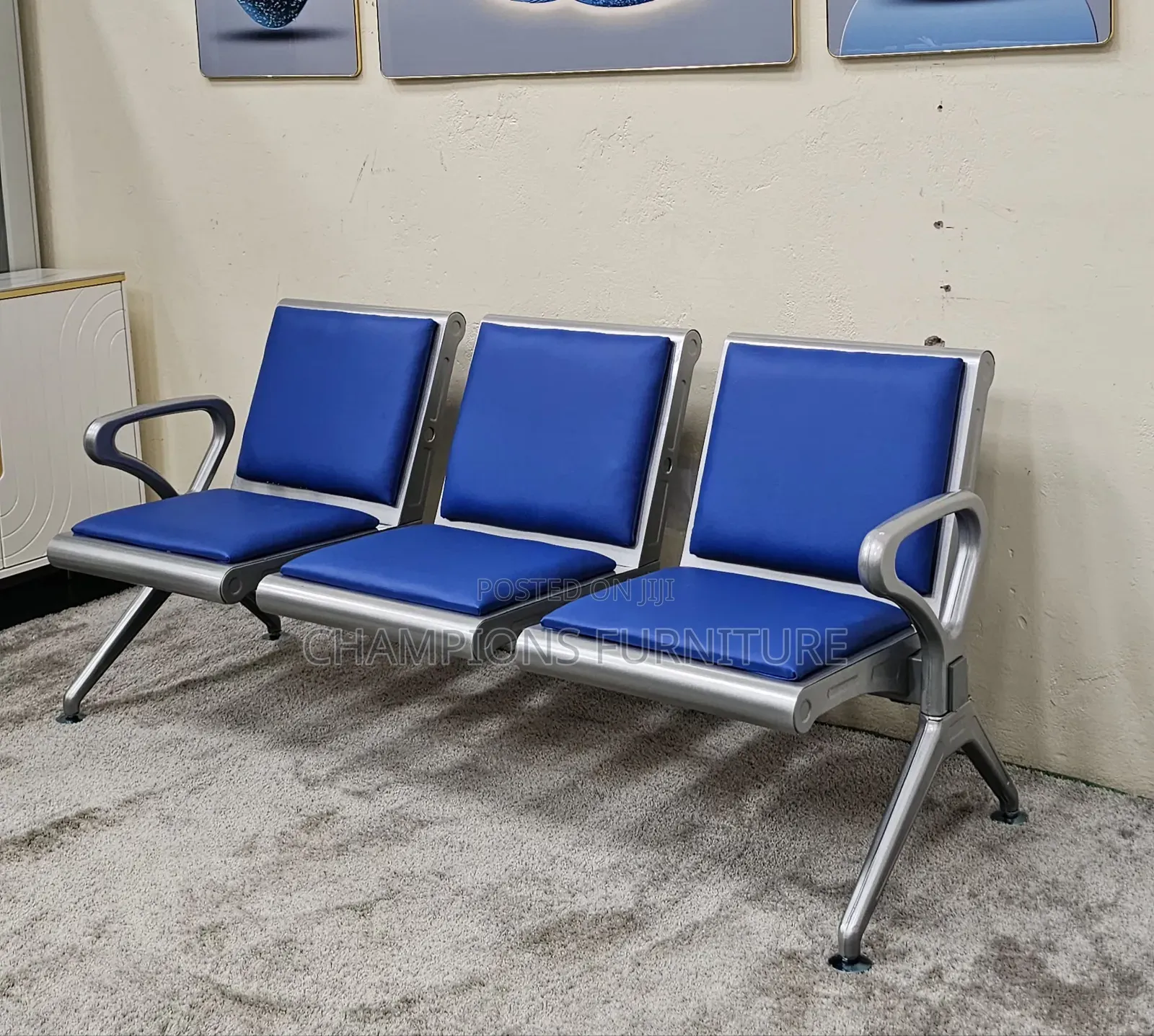 Padded Heavy Duty Waiting Bench