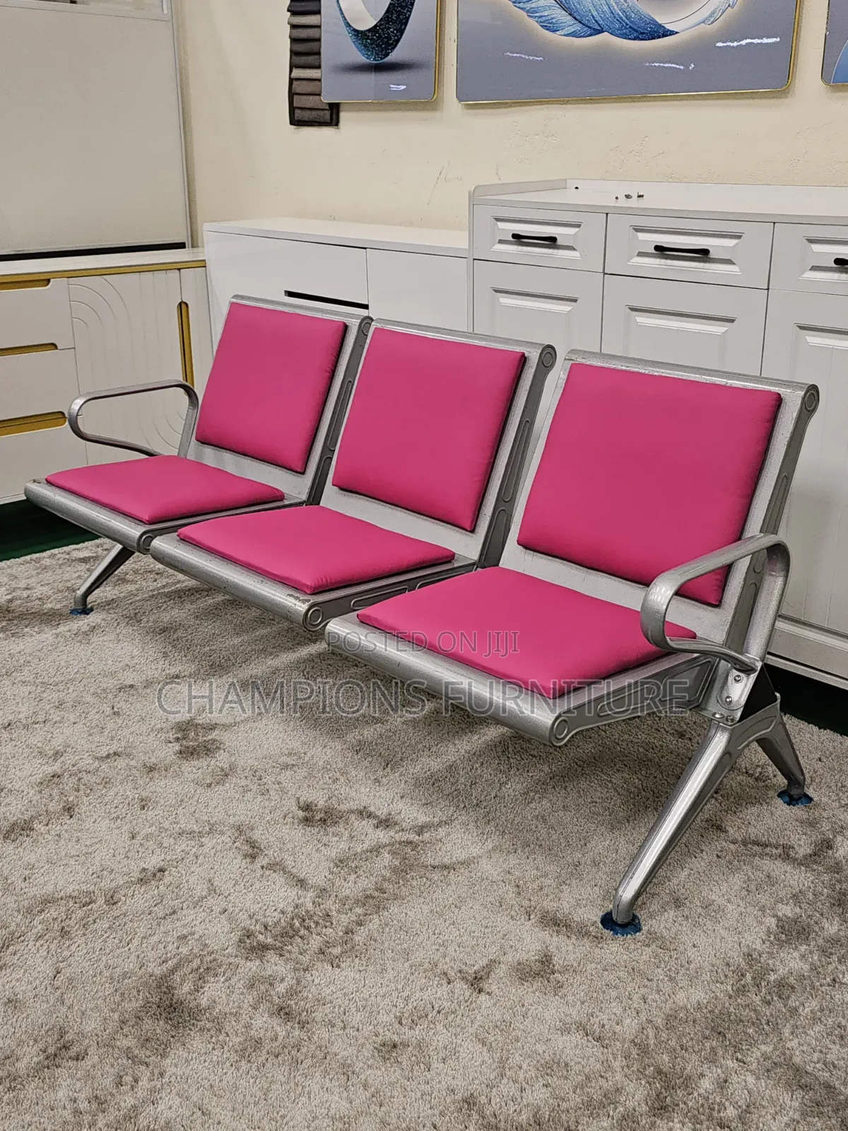 Padded Heavy Duty Waiting Bench