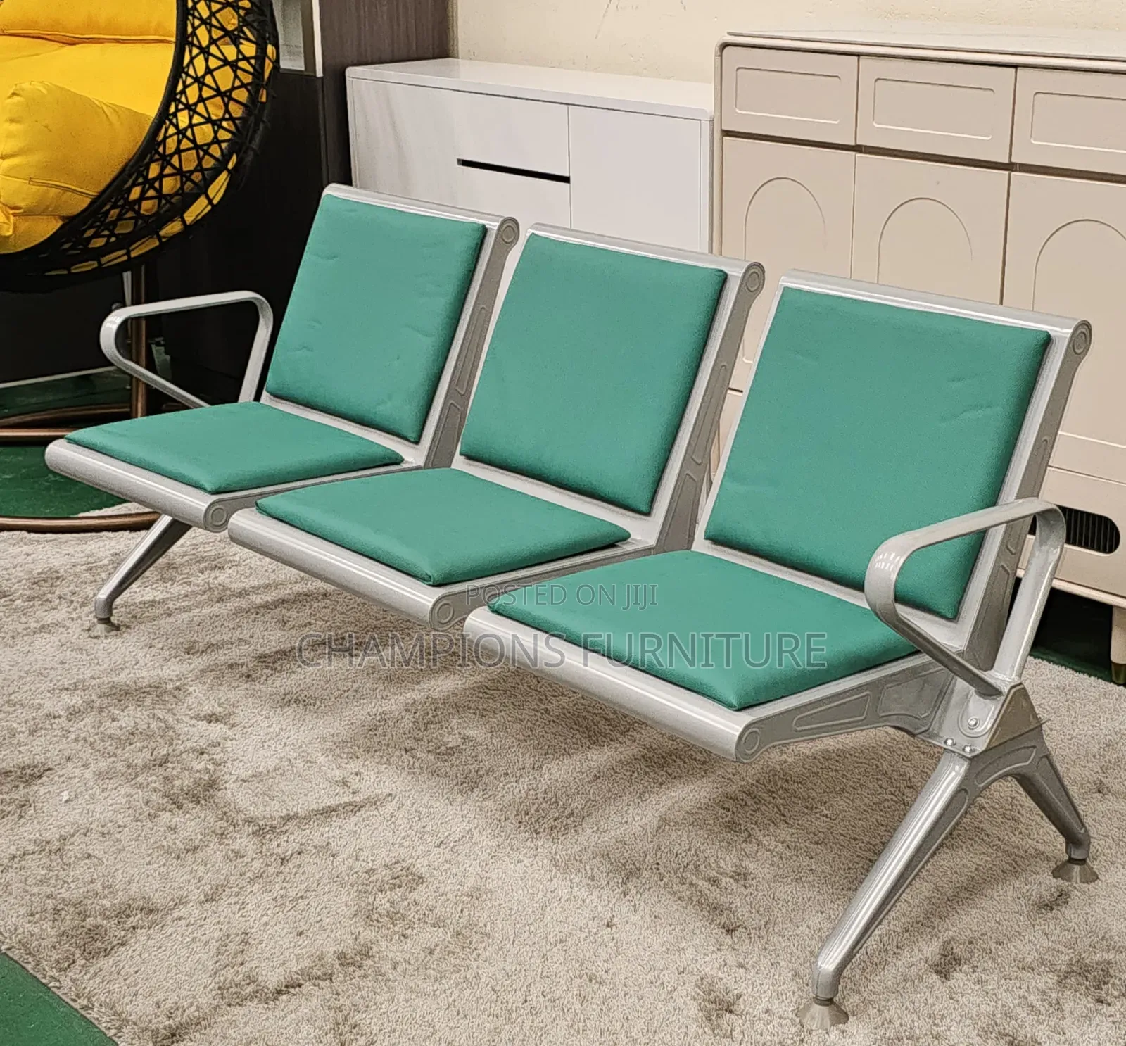 Padded Heavy Duty Waiting Bench