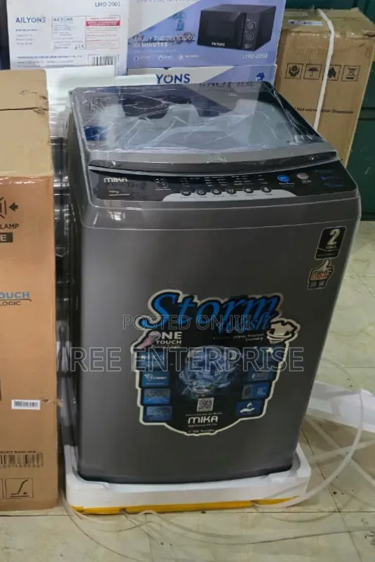 10kg **Fully Automatic Top Load Mika Washing Machine