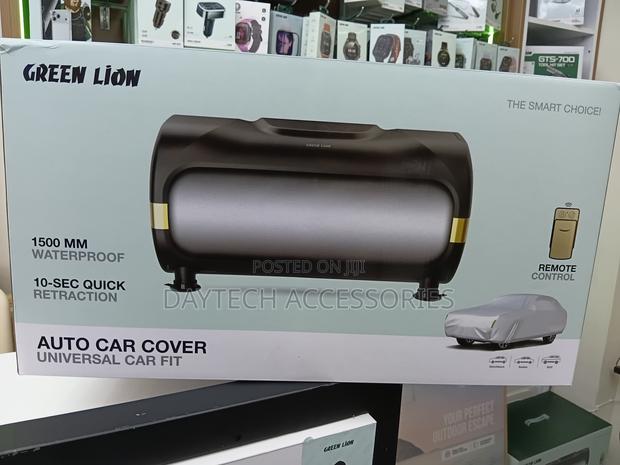 Green Lion Universal Auto Car Cover With Remote Control. - thumbnail 2