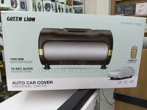 Green Lion Universal Auto Car Cover With Remote Control.