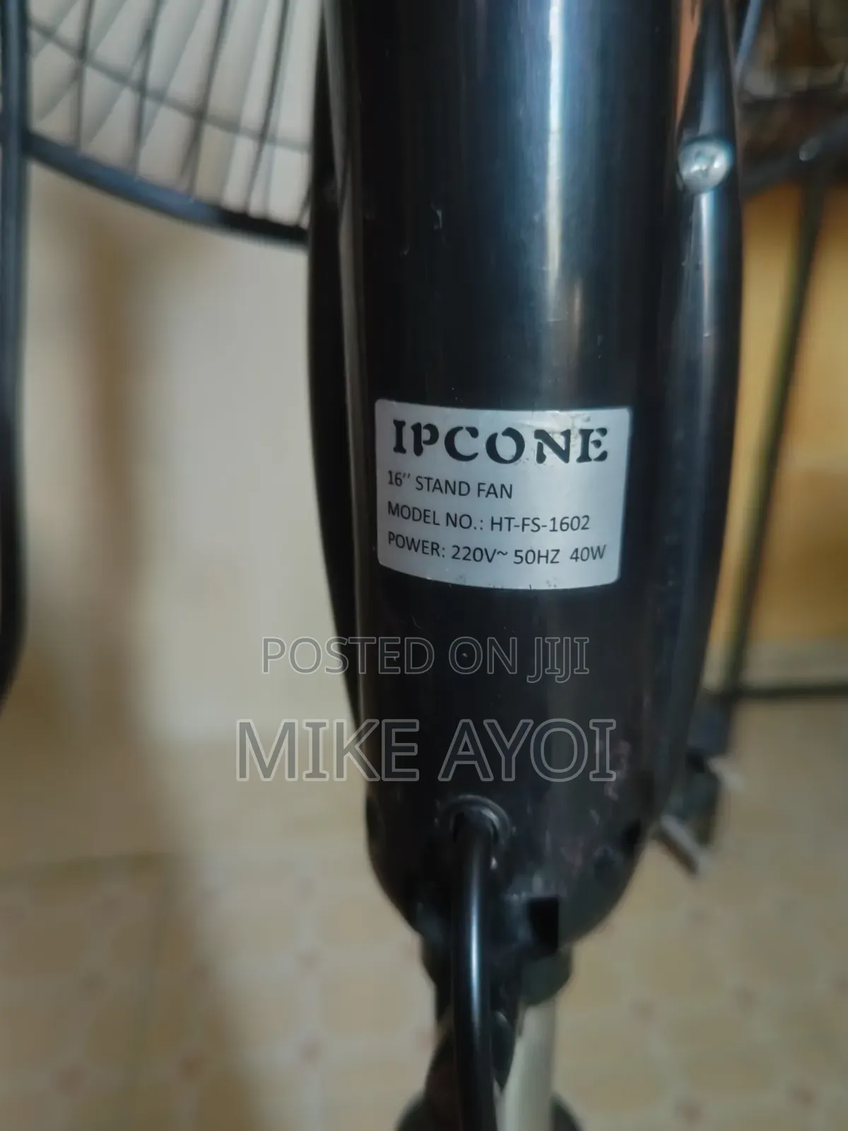16 Inch Ipcone Stand Fan